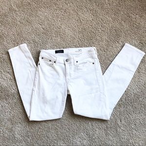 Jcrew White Toothpick Jeans